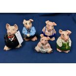 A Complete set of Wade Natwest Piggy Banks