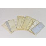 A quantity of various Guernsey Legal documents c1800's (27)