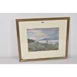 John Linfield, RWS (British, b.1930)" Kyle of Lochalsh " watercolour, signed and inscribed lower