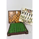 The Armada' pewter chess set by Spink & Co plus a Crusades set of chess pieces.