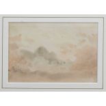 William John Caparne (British, 1856-1940) Cloud study watercolour 4 x 6 1/8in. (10.3 x 15.6cm.)