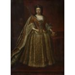 18th century English School, after Sir Godfrey Kneller Portrait of Queen Anne, full length, in