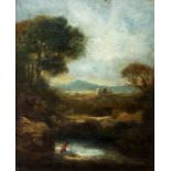 Rev John Thomson of Duddington FRSE, HonRSA (Scottish, 1778-1840) Rural Landscape oil on canvas laid