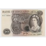 BRITISH BANKNOTES - Bank of England Ten Pounds c. 1971, prefix M11 replacement notes, three