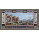Italian School (late 18th, early 19th century) A set of four Architectural Capriccio views with