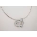 A Catherine Best 18ct white gold and diamond Love for Life pendant limited edition no. 11 of 25, the