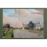 Kenneth Lockwood (British, 1920-2017) La Passée farmhouse watercolour, signed lower right 14¼ x 20¼