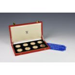 A cased Eight Coin Gold Collection Commemorating the marriage of His Royal Highness The Prince of