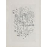 after Pierre Bonnard (French, 1867-1947) Le Chat, etching on wove paper, signed with initials to