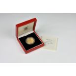 A cased and capsulated Royal Mint Hong Kong $1000 Lunar Year 22ct gold coin - The Year of the