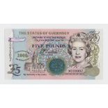 BRITISH BANKNOTE - The States of Guernsey - Five Pound (Millennium) issued to commemorate the