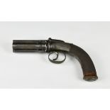 A 54 bore 6-shot percussion pepperbox revolver by Westley Richards mid-19th century, finely