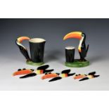 A Carlton Ware toucan Guinness advertising table lamp base late 20th century reissue, 8½in. (21.