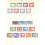 STAMPS : GVI Red Crown album mounted mint ,
