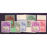 ST HELENA STAMPS : 1922 mounted mint 1/2d to 8d (extra 1d) (9) including Cleft Rock on 1d,