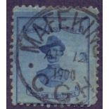 STAMPS : CAPE OF GOOD HOPE 1900 3d Pale Blue Baden Powell (18 1/2mm wide).