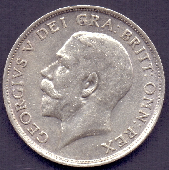 COINS : 1916 George V Shilling VF-EF condition