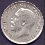 COINS : 1916 George V Shilling VF-EF condition