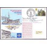 AUTOGRAPH : Mountbatten of Burma signed 1978 Royal Navy cover