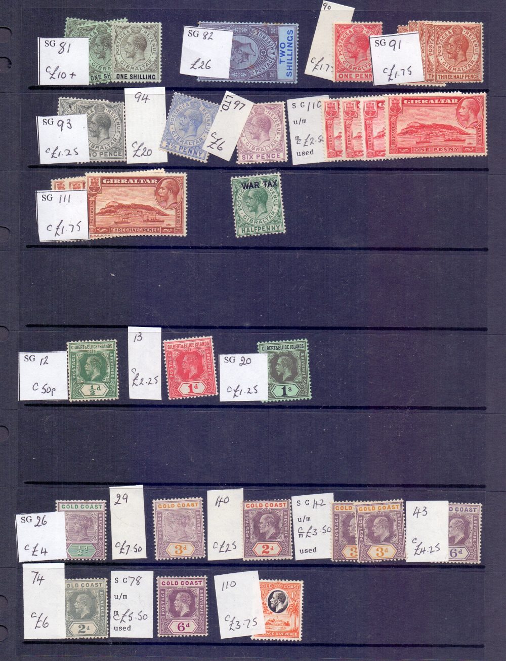 STAMPS : Commonwealth singles and in album on stock pages, - Image 3 of 3