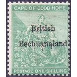 BECUANALAND STAMPS : 1886 1/- Green,