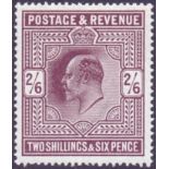 GREAT BRITAIN STAMPS : 1911 2/6 Dark Purple,