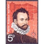 GREAT BRITAIN STAMP S: 1972 5p Sir Martin Frobisher Explorer " Missing Gold",