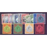 BERMUDA STAMPS : 1938 mounted mint set to £1 SG 110-121d