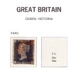 STAMPS : GREAT BRITAIN : Accumulation in two albums, mint and used,