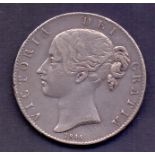 COINS : 1844 Queen Victoria Crown, Young Head,
