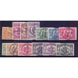 PORTUGAL STAMPS 1894 used set of 13 to 1000 Reis SG 314-326 Cat £475