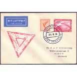 AIRMAIL COVER : GERMANY, 1933 Graf Zeppelin Chicago flight.