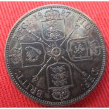 COINS: 1887 QV Florin EF condition and with nice toning