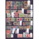 STAMPS : BRAZIL : Collection of mint & used on two double sided stock pages with issues from 1860s