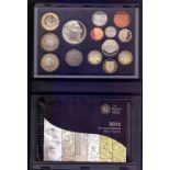 COINS : 2011 UK delux proof coin set in special case,