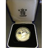 COINS : 1998 Guernsey £5 Silver Proof coin for 80th Anniversary of the RAF,