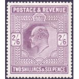 GREAT BRITAIN STAMPS : 1902 2/6 Dull Purple (chalky),