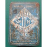 COINS : Blue Smiths tin with old coins and tokens