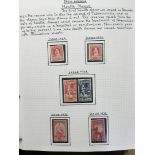 STAMPS : NEW ZEALAND : 1909 to 2005 mint or used collection in two albums inc 1920 Victory set mint,