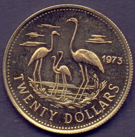 COINS: 1973 BAHAMAS Gold coin set $100, $50, $20 and $10 total weight of gold 26. - Image 3 of 5