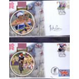 AUTOGRAPHS: 2012 Olympics Gold Medal Winners collection of covers 35 covers.