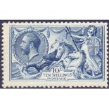 GREAT BRITAIN STAMPS : 1919 10/- Blue,