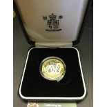 COINS : 2003 Silver proof £2 DNA, sterling silver with gold plate,