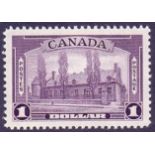 STAMPS : CANADA : 1938 $1 Violet,