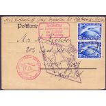 AIRMAIL COVER : GERMANY, 1930 Graf Zeppelin South America Flight.