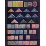 STAMPS : Commonwealth QV to GVI mint and used South Africa and SWA, Cape triangles to 1/-.