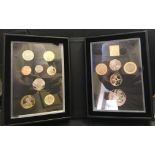 COINS : 2018 UK Delux proof coin set in special case with papers