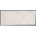 GREAT BRITAIN STAMPS : 1857 Large Garter Wmk paper, very fine horizontal pair,