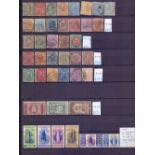 STAMPS : ITALY : 1860s to 1948 mint & used selection on stock pages with useful classic issues and