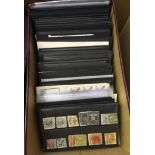 STAMPS : WORLD, a mint & used selection on 100s of stockcards housed in two shoe boxes.